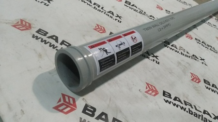 Бетоновод DN125 (148 мм) / L3000 (стенка 2+3,0 мм) двухслойный / Корея