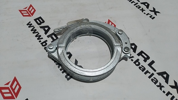 Хомут бетоновода DN150 (175 мм) рычажный (серебро)
